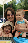 Sam, Mom and me
