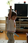 Dancing in the lounge