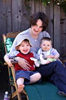 Mom, Sam and me